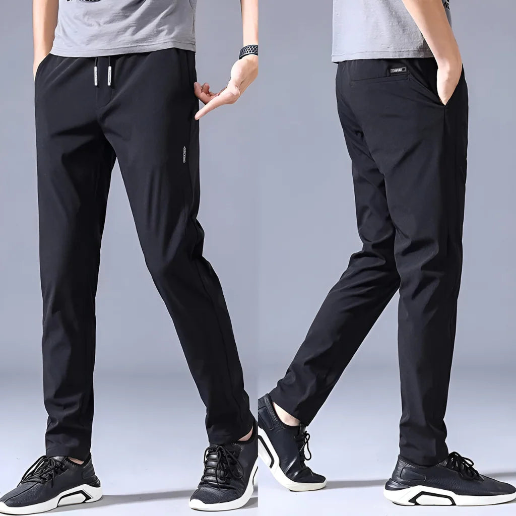 🔥Buy1 Get 1 Free💥🤩PREMIUM MEN'S LYCRA PANTS(Black & Gray) 🔥