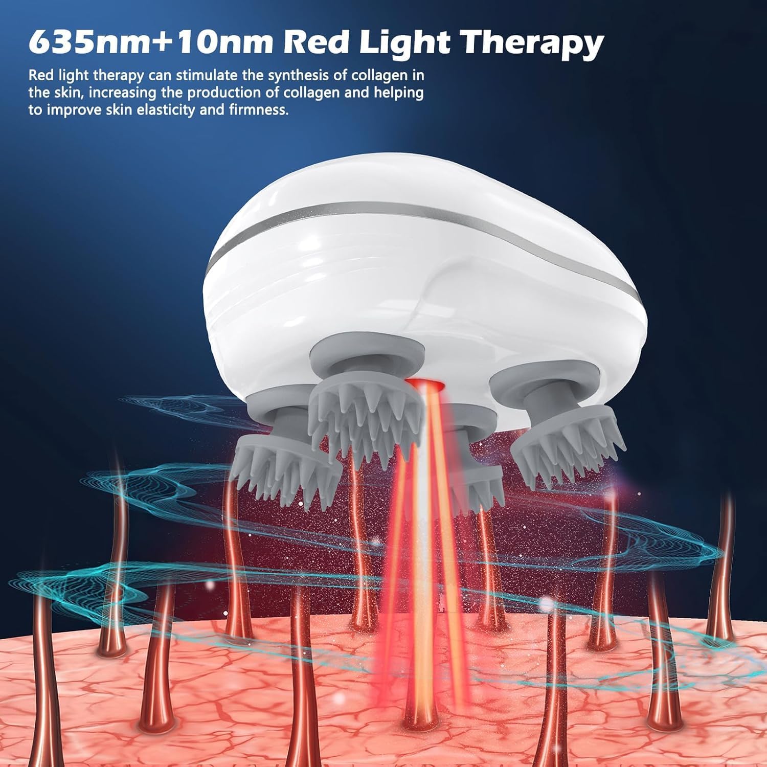 Scalp & Body Massager – 96 Silicone Nodes