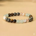 Money Magnet Fusion Band - Pyrite, Tiger Eye, Citrine & Aventurine Beads